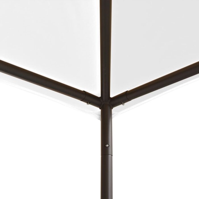 Tonnelle 3x3x2,9 m Blanc 180 g/m² – Image 2