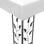Tonnelle 3x3 m Blanc 180 g/m² – Image 2