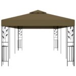 Chapiteau 6x3 m Taupe 180 g/m² – Image 2