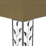 Chapiteau 6x3 m Taupe 180 g/m² – Image 4