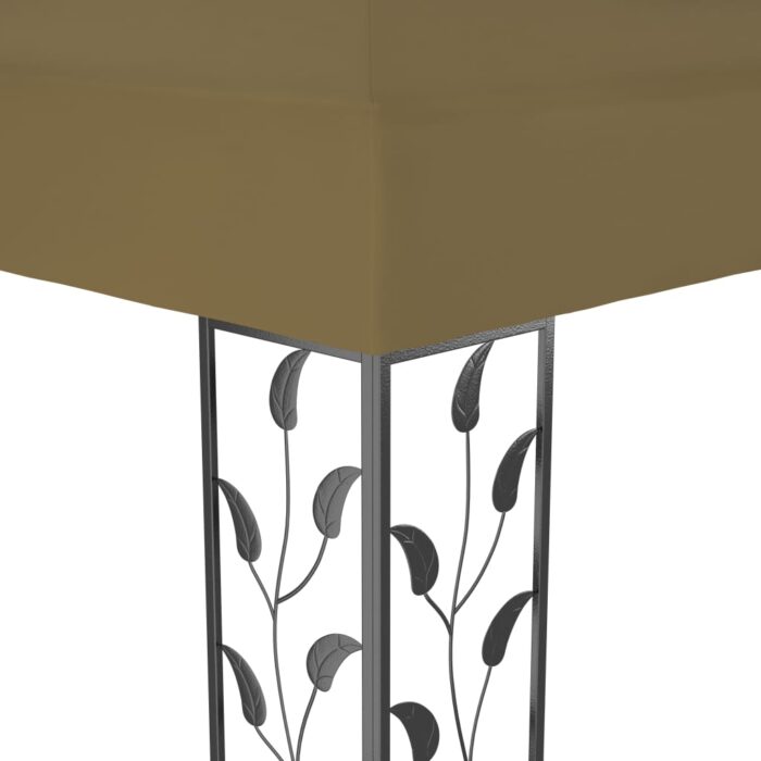 Chapiteau 6x3 m Taupe 180 g/m² – Image 4