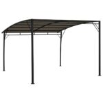 Auvent pare-soleil de jardin 3x3x2,55 m Taupe – Image 3