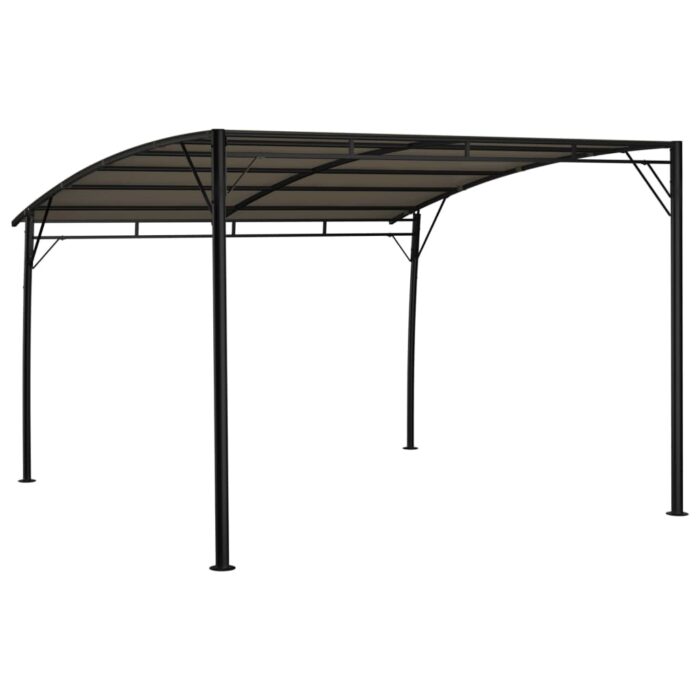 Auvent pare-soleil de jardin 3x3x2,55 m Taupe – Image 3