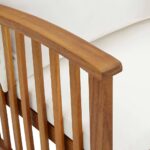 Chaises de jardin avec coussins lot de 2 Bois d'acacia massif – Image 6