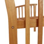 Banc de jardin 119 cm bois d'acacia solide – Image 5