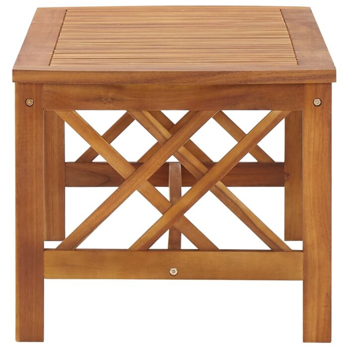 Table basse 102x50x43 cm Bois d'acacia solide – Image 2