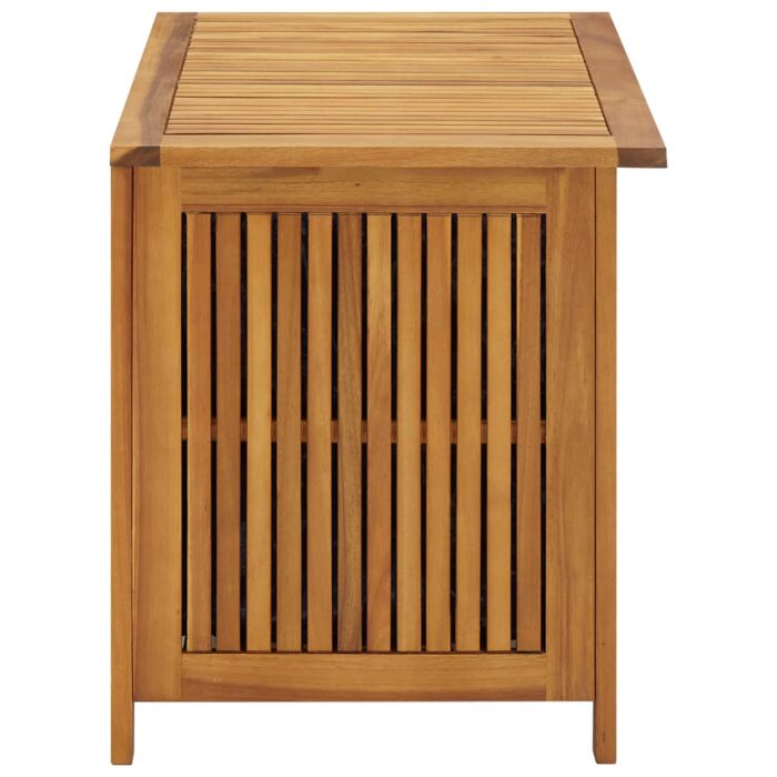 Boîte de rangement de jardin 90x50x58 cm bois d'acacia massif – Image 3