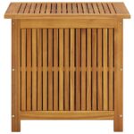 Boîte de rangement de jardin 60x50x58 cm Bois d'acacia solide – Image 2