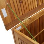 Boîte de rangement de jardin 60x50x58 cm Bois d'acacia solide – Image 6
