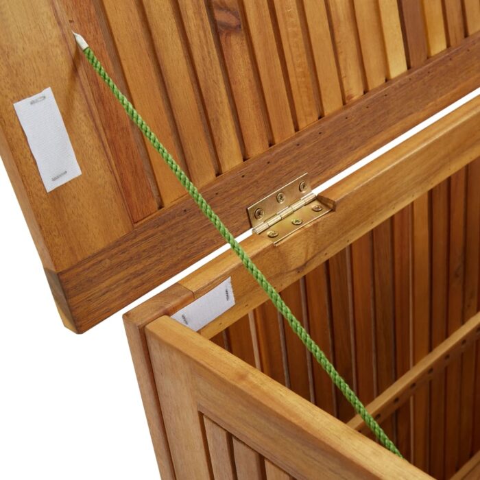 Boîte de rangement de jardin 60x50x58 cm Bois d'acacia solide – Image 6