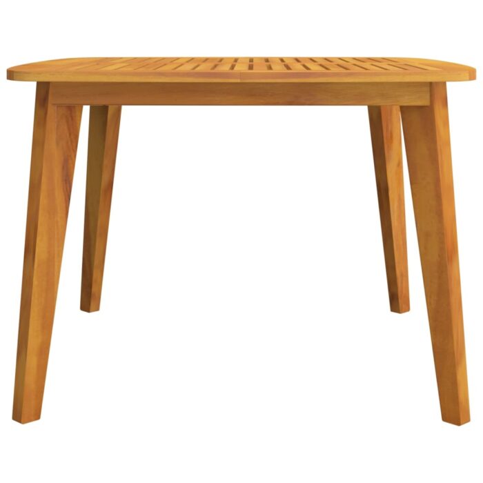 Table de jardin 110x110x75 cm Bois d'acacia solide – Image 2