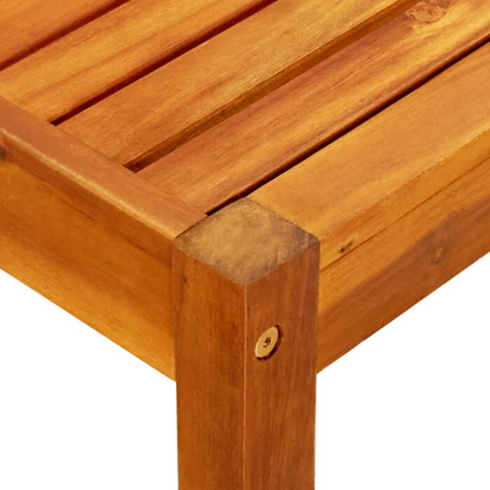 Table de jardin 85x57x29 cm Bois d'acacia massif – Image 3