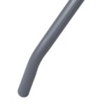 Table de jardin Gris clair 80 cm Acier et verre – Image 3