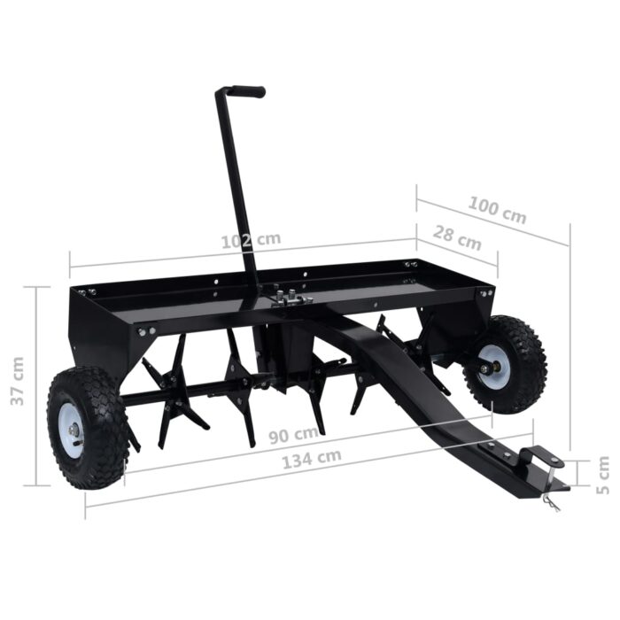 Aérateur de pelouse pour tondeuse autoportée 102 cm – Image 6