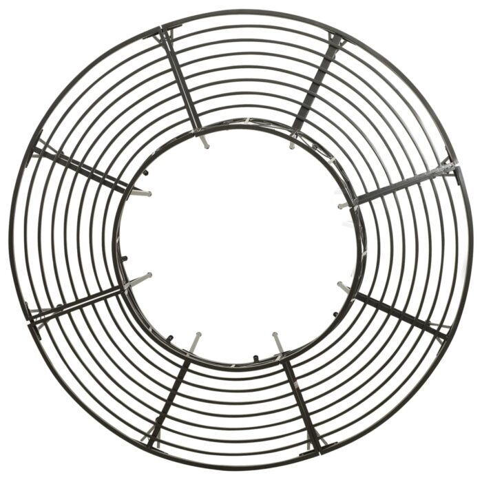 Banc circulaire de jardin 160 cm Acier – Image 2