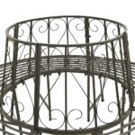 Banc circulaire de jardin 160 cm Acier – Image 4
