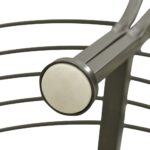 Banc d'arbre de jardin Demi-rond 160 cm Acier – Image 5