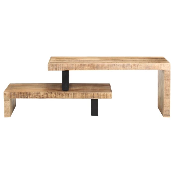 Ensemble de table basse 2 pcs Bois de manguier massif – Image 3
