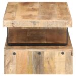 Ensemble de table basse 2 pcs Bois de manguier massif – Image 5