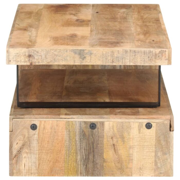 Ensemble de table basse 2 pcs Bois de manguier massif – Image 5