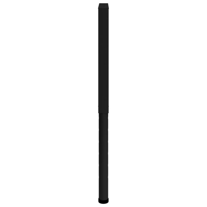Cadres d'établi réglables 2 pcs Métal 55x(69-95,5) cm Noir – Image 5