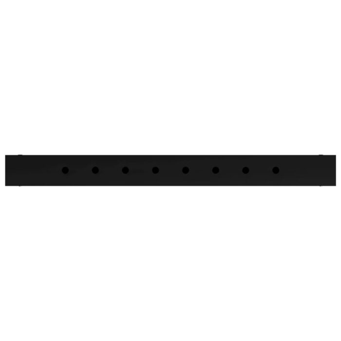 Cadres d'établi réglables 2 pcs Métal 55x(69-95,5) cm Noir – Image 6