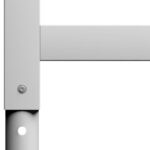Cadres d'établi réglables 2 pcs Métal 55x(69-95,5) cm Gris – Image 6