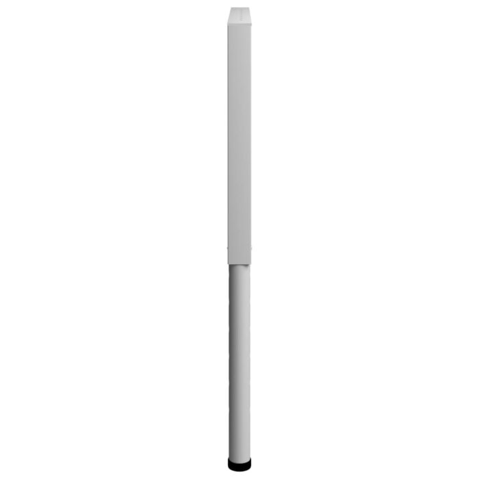 Cadres d'établi réglables 2 pcs Métal 85x(69-95,5) cm Gris – Image 5