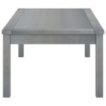 Table basse 100x50x33 cm Gris Bois d'acacia solide – Image 2