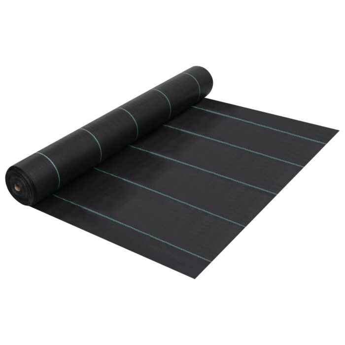 Toile de paillage Noir 2x10 m PP – Image 1