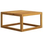 Table basse 68x68x29 cm Bois d'acacia solide – Image 3
