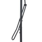 Parasol de jardin avec mât en acier terre cuite 250x250x230 cm – Image 4
