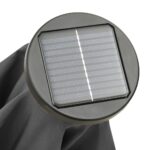 Parasol de jardin avec lumières LED anthracite aluminium – Image 2