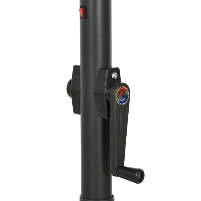 Parasol de jardin avec lumières LED anthracite aluminium – Image 7