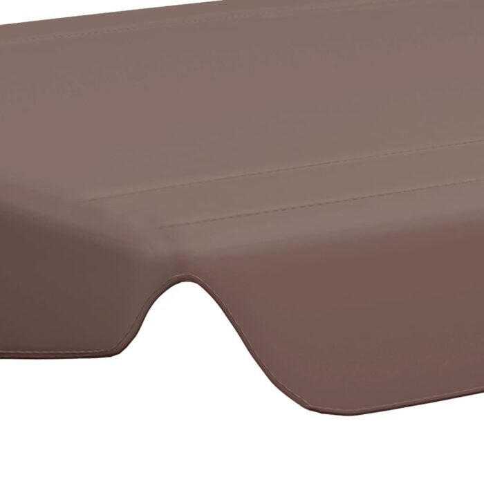 Toit de rechange balançoire marron 188/168x145/110 cm – Image 3