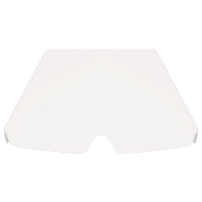 Toit de rechange de balançoire blanc 188/168x145/110 cm – Image 2