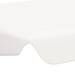 Toit de rechange de balançoire blanc 188/168x145/110 cm – Image 3