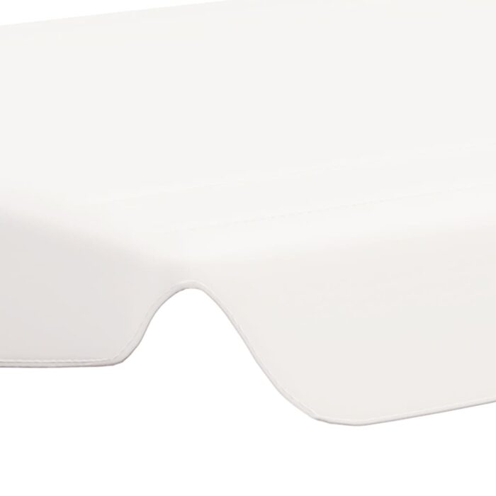Toit de rechange de balançoire blanc 188/168x145/110 cm – Image 3