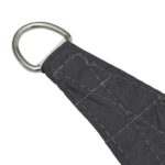 Voile de parasol tissu oxford triangulaire 4x4x5,8 m anthracite – Image 3