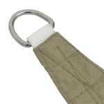 Voile de parasol Tissu Oxford trapèze 2/4x3 m Beige – Image 3