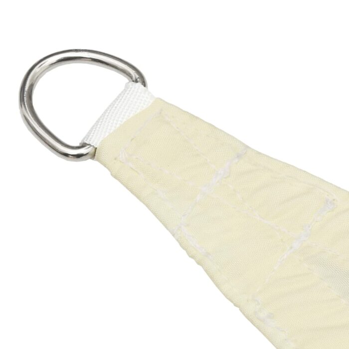 Voile de parasol Tissu Oxford trapèze 2/4x3 m Crème – Image 3