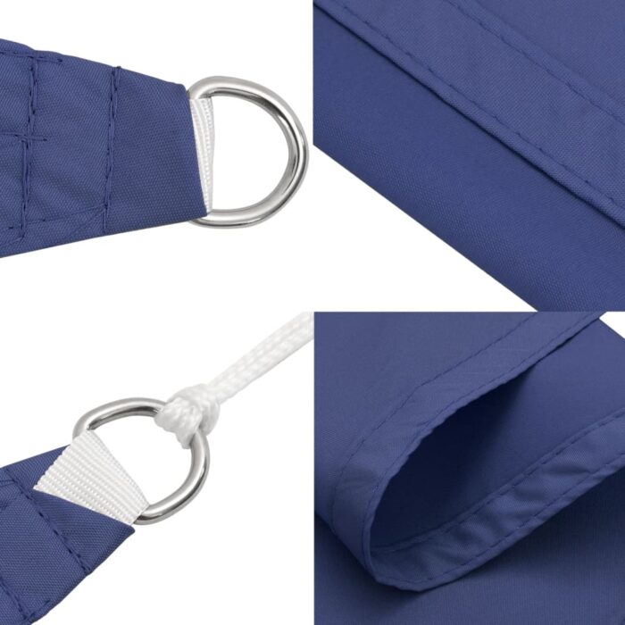 Voile de parasol tissu oxford rectangulaire 3x6 m bleu – Image 6