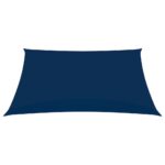 Voile de parasol tissu oxford rectangulaire 5x6 m bleu – Image 2