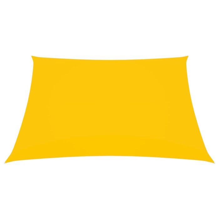 Voile de parasol tissu oxford rectangulaire 2x2,5 m jaune – Image 2