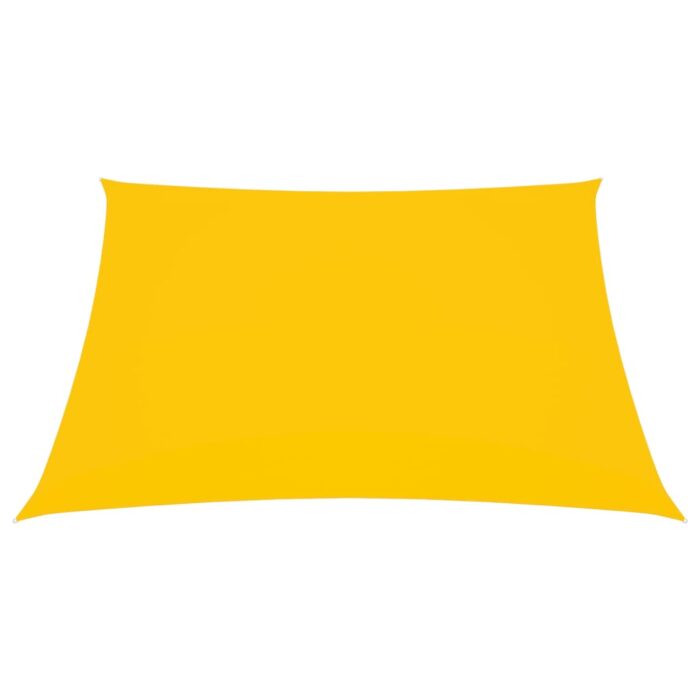 Voile de parasol tissu oxford rectangulaire 2,5x3,5 m jaune – Image 2