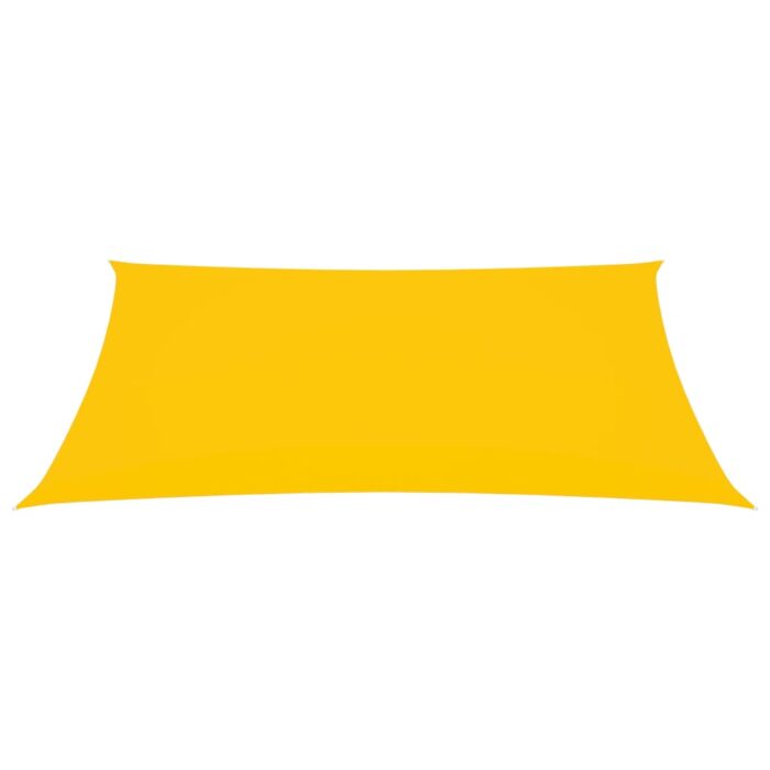Voile de parasol tissu oxford rectangulaire 6x8 m jaune – Image 2