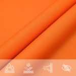 Voile de parasol tissu oxford rectangulaire 2,5x5 m orange – Image 6