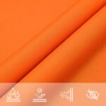 Voile de parasol tissu oxford rectangulaire 3x6 m orange – Image 6