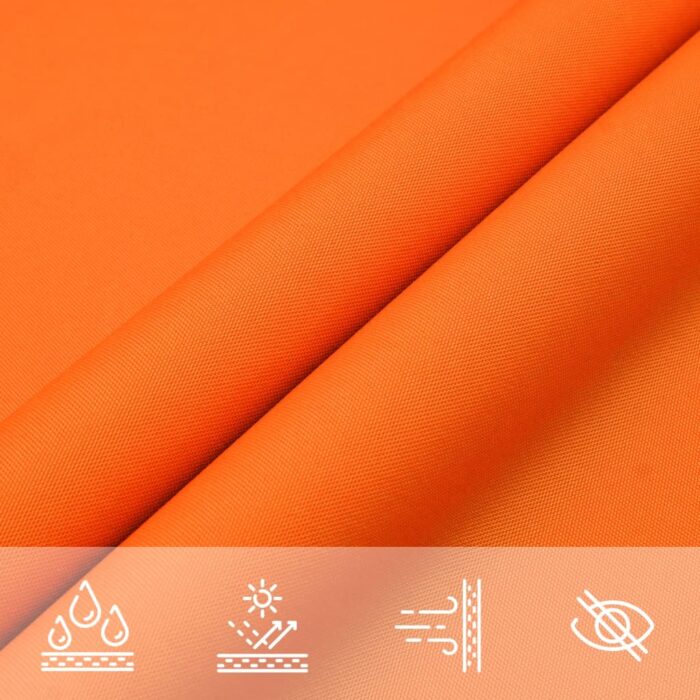 Voile de parasol tissu oxford rectangulaire 3x6 m orange – Image 6
