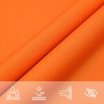 Voile de parasol tissu oxford rectangulaire 5x6 m orange – Image 6